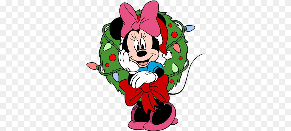Christmas Mickey Mouse Clipart Panda Sgwdsk Christmas Disney Clip Art, Cartoon, Dynamite, Weapon, Flower Free Png Download