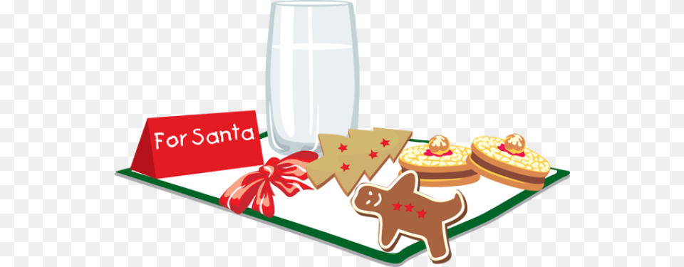 Christmas Milk And Cookies Clipart Collection, Food, Sweets, Cookie Png