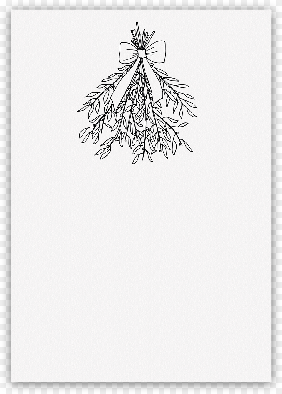 Christmas Mistletoe, Art, Drawing, Doodle Free Png Download