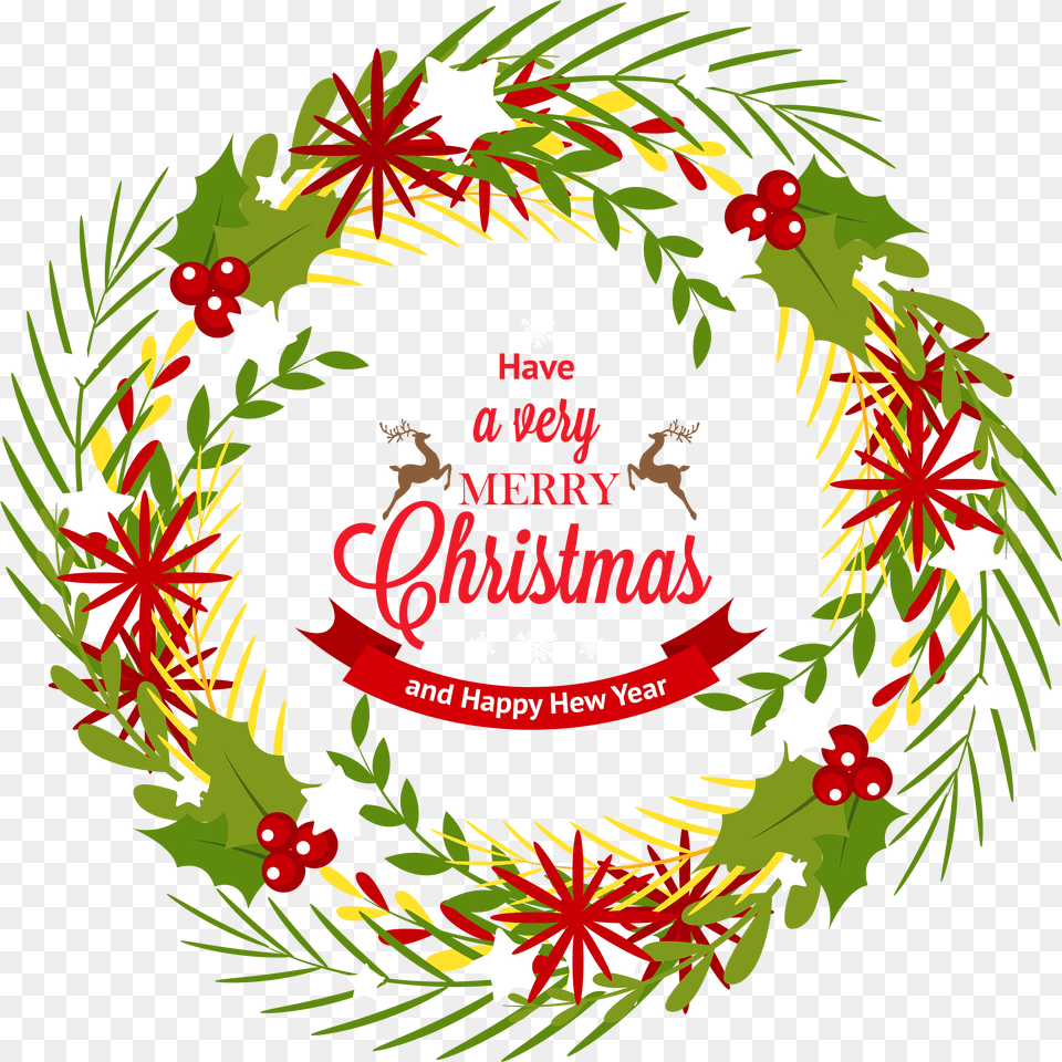 Christmas Mistletoe, Wreath Png