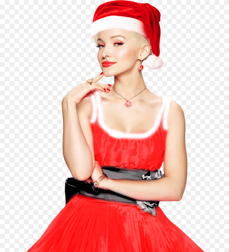 Christmas Model Dove Cameron 3 Hairspray Live Dove Cameron Dress, Formal Wear, Clothing, Evening Dress, Accessories Free Png Download