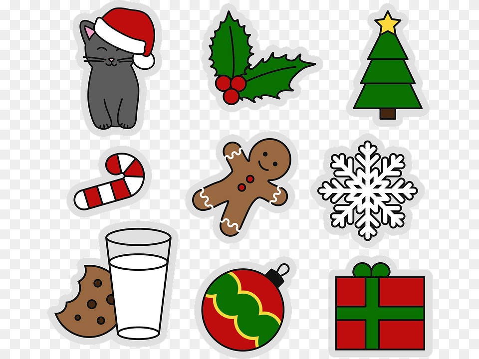 Christmas Motives, Food, Sweets, Baby, Person Png Image