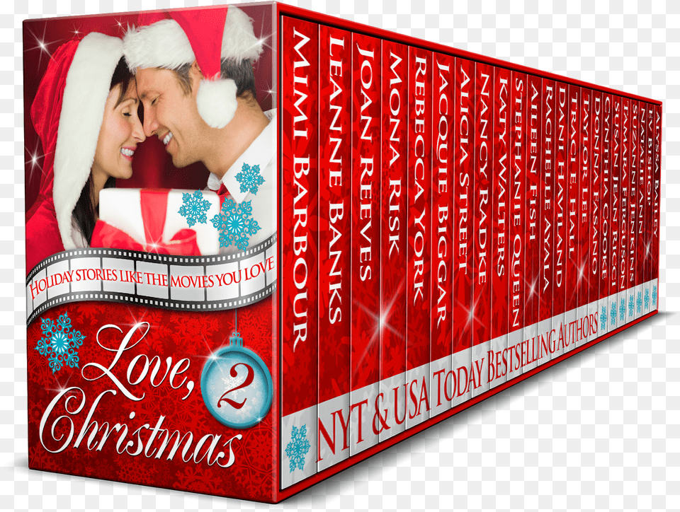 Christmas Movies Box, Book, Publication, Novel, Adult Png