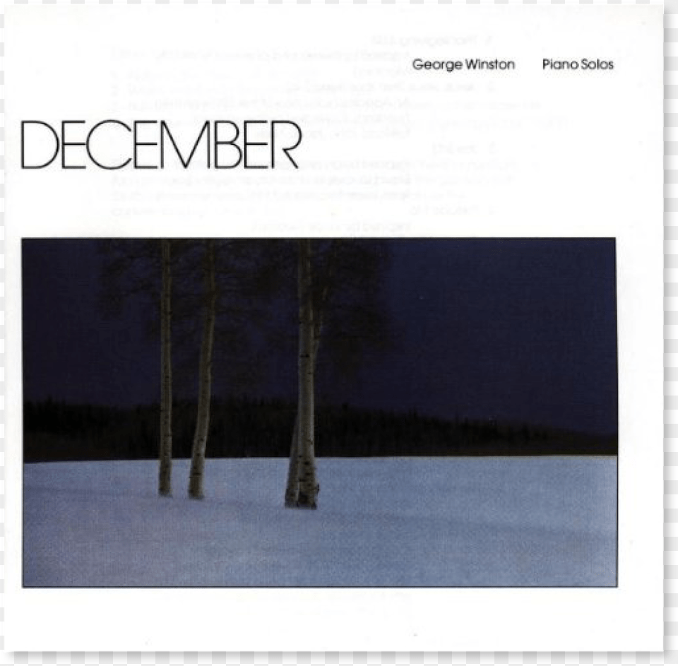 Christmas Music George Winston December Cover, Plant, Tree, Land, Nature Free Png Download