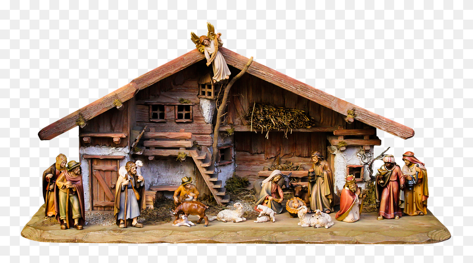 Christmas Nativity Scene Crib Nativity Scene, Nature, Outdoors, Hut, Rural Free Transparent Png