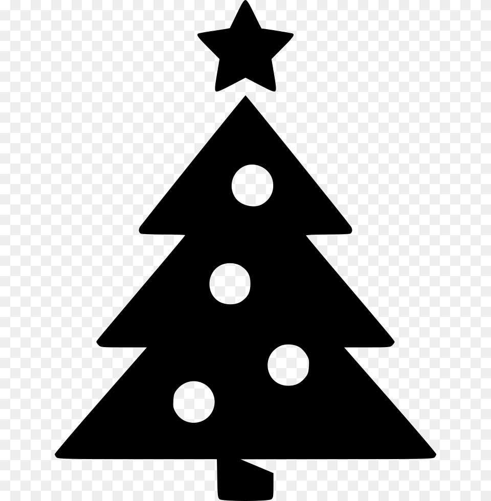 Christmas New Year Tree Black Christmas Tree Vector, Symbol, Star Symbol, Stencil, Shark Png Image