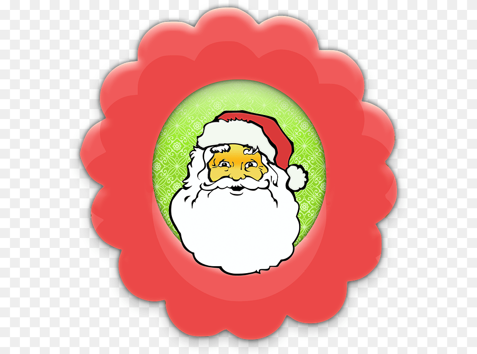 Christmas Noel Santa Claus Advent Decoration Santa Santa Claus, Food, Meal, Dish, Baby Free Png