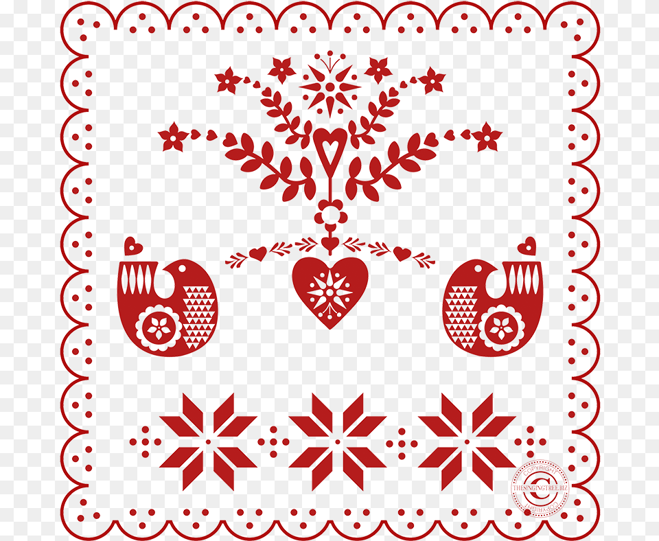 Christmas Nordic, Pattern, Graphics, Floral Design, Art Free Png