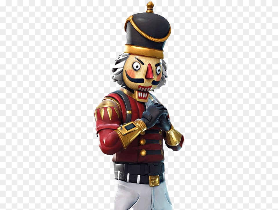 Christmas Nutcracker Picture Fortnite Crackshot, Person, People, Clothing, Glove Png Image