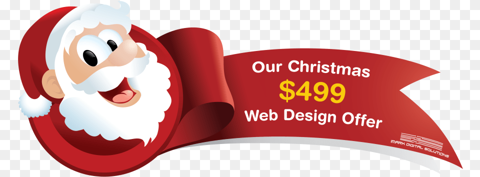 Christmas Offer Full Size Image Pngkit Santa Claus Banner, Advertisement, Poster Free Png Download