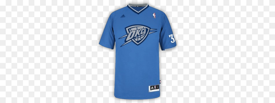 Christmas Okc Thunder Christmas Uniforms, Clothing, Shirt, T-shirt, Jersey Png Image