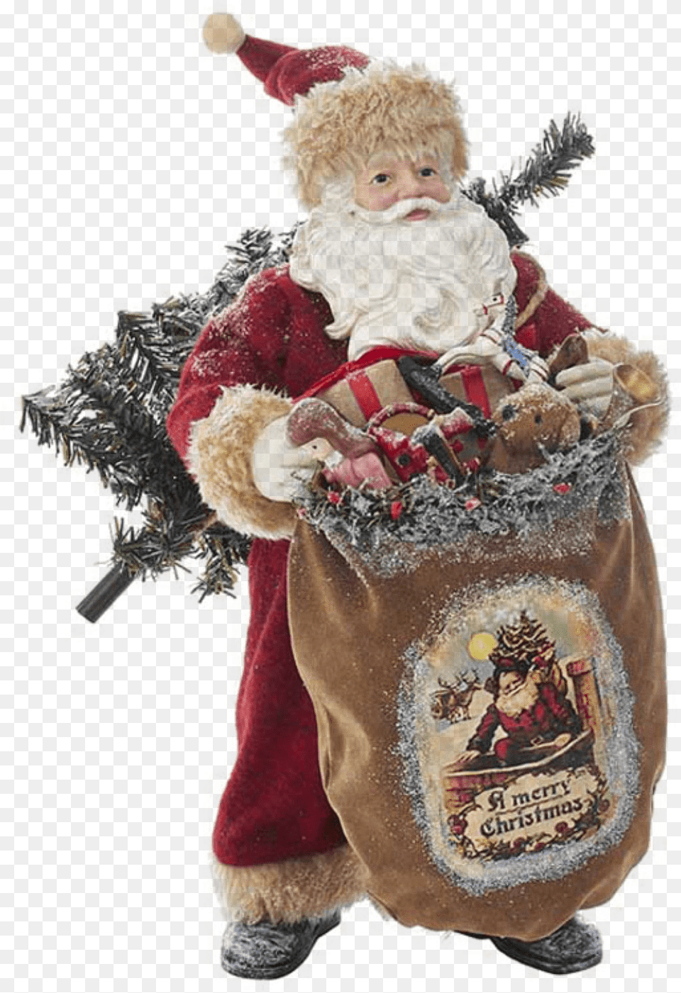 Christmas Old Sack, Baby, Person, Toy, Bag Png