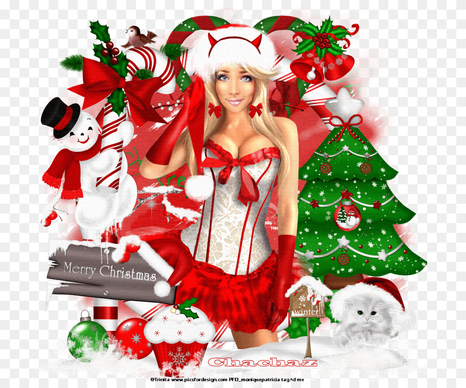 Christmas Ornament, Elf, Adult, Female, Person Png