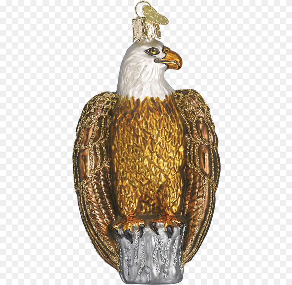 Christmas Ornament American Bald Eagle Glass Christmas Ornament, Animal, Beak, Bird, Accessories Free Transparent Png