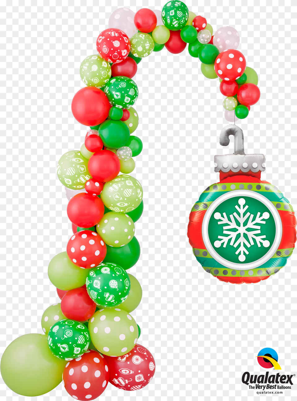 Christmas Ornament Balloon Column Balloons Christmas Column Free Png Download
