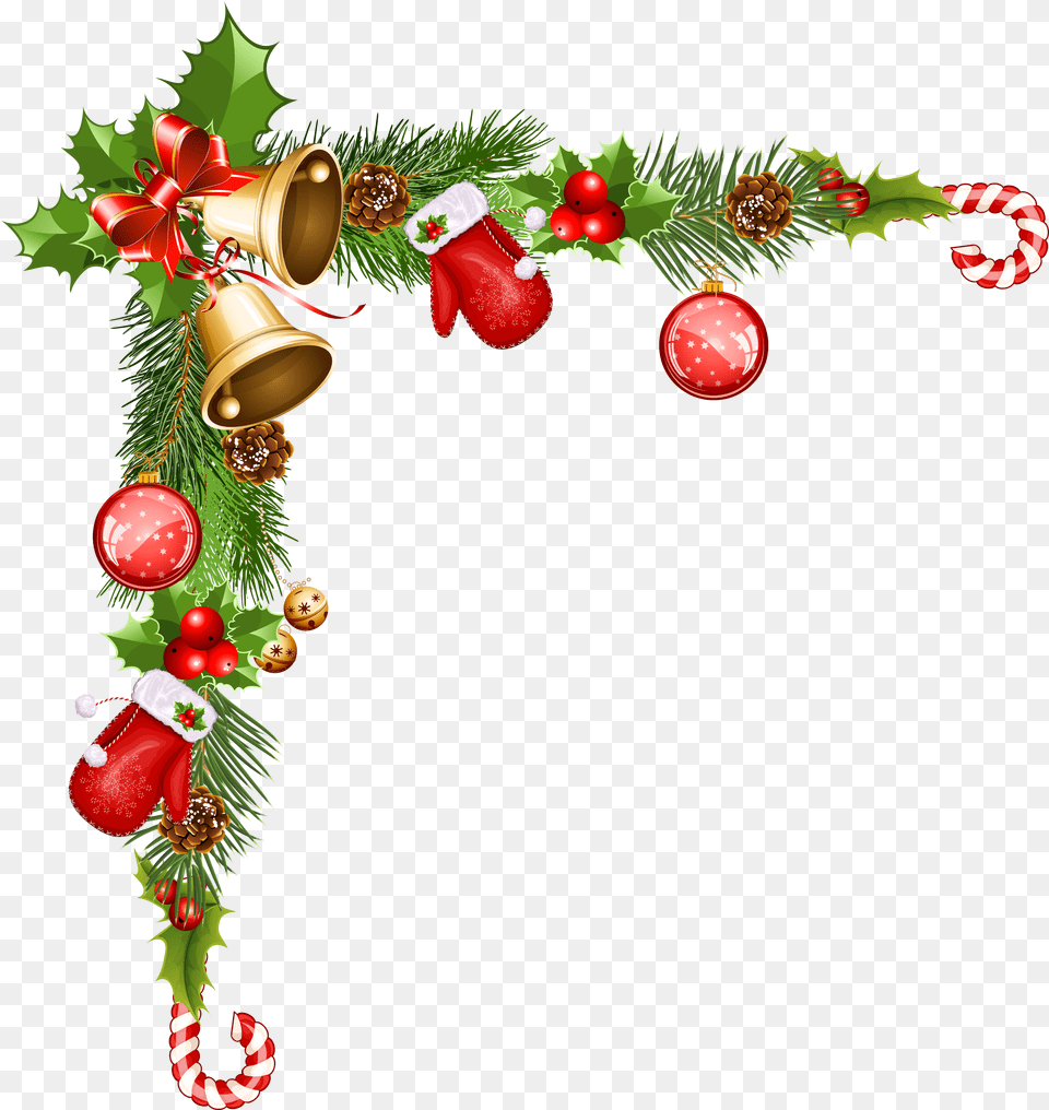 Christmas Ornament Santa Claus Clip Art Transparent Christmas Border Png