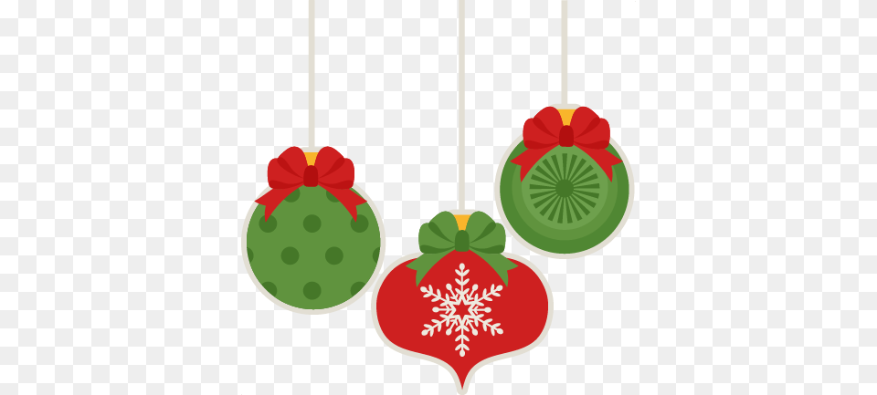 Christmas Ornament Set Scrapbook Cute Clipart, Accessories Free Png Download