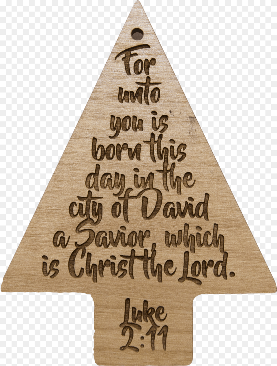 Christmas Ornament Tree, Wood, Text, Triangle Png Image