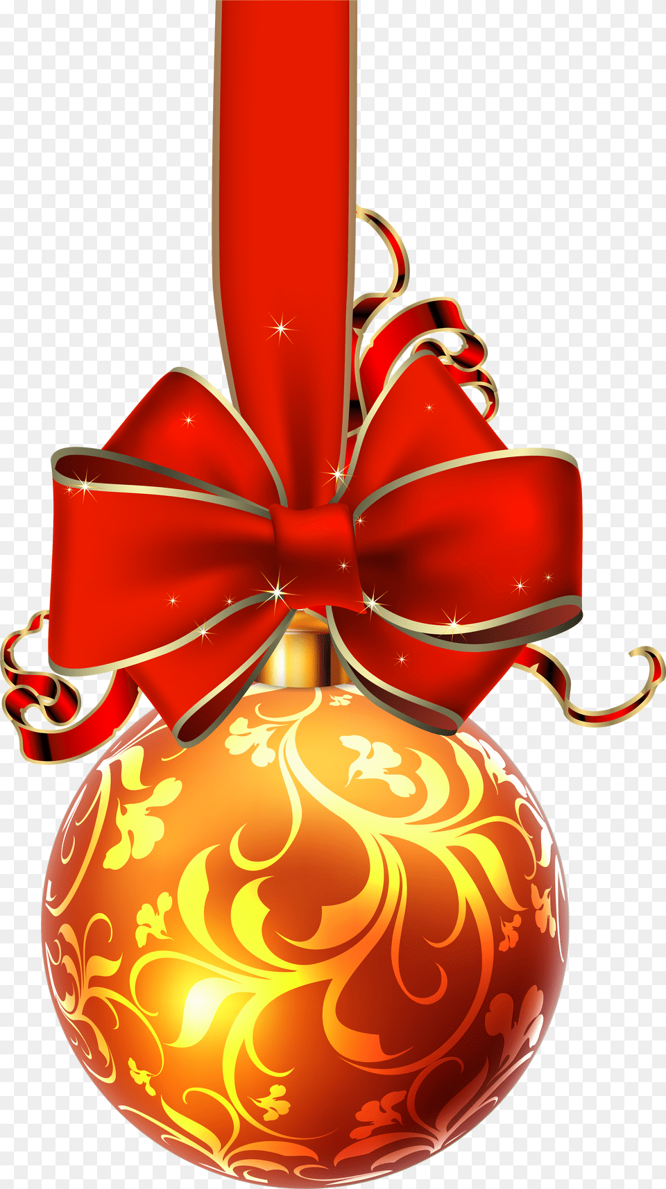 Christmas Ornament With Bow, Dynamite, Weapon Free Png