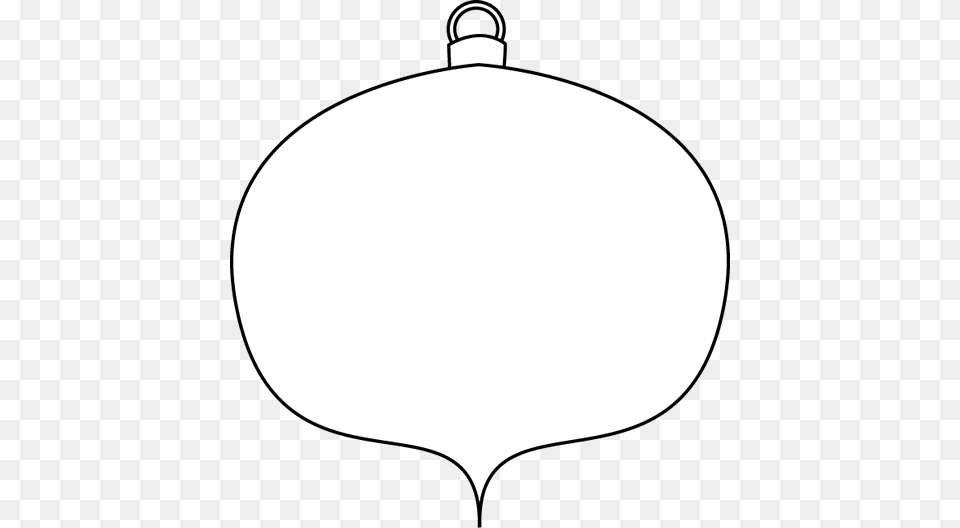 Christmas Ornaments Clipart Black And White, Lamp, Balloon, Astronomy, Moon Png Image