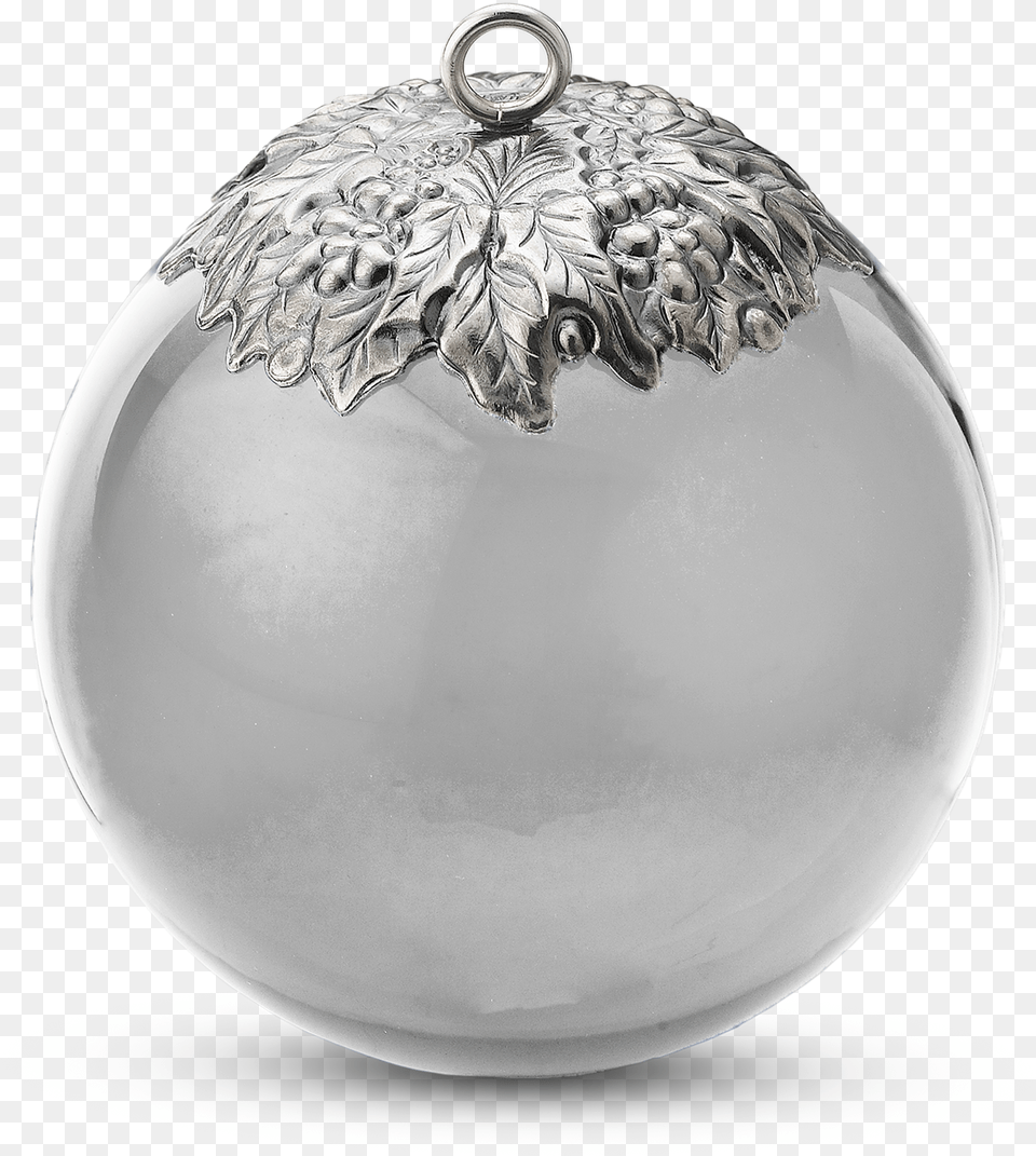 Christmas Ornaments Locket, Accessories, Silver, Sphere, Plate Free Transparent Png
