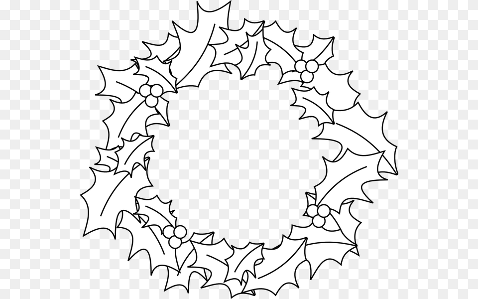 Christmas Outline, Leaf, Plant, Pattern, Art Free Transparent Png