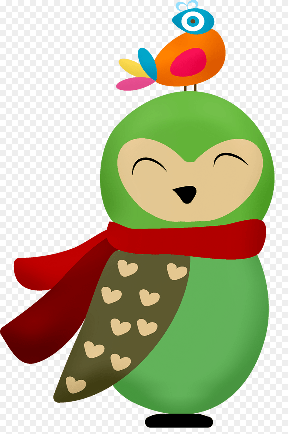 Christmas Owl Clipart, Food, Sweets, Applique, Pattern Free Png Download