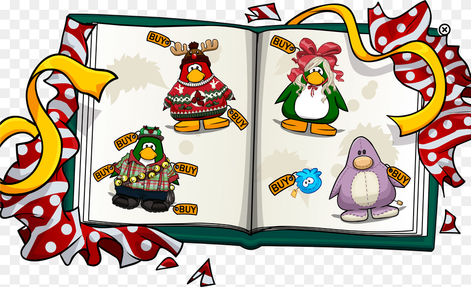 Christmas Party 2018 Catalog Club Penguin Rewritten Wiki Fiction, Book, Publication, Animal, Bird Png Image