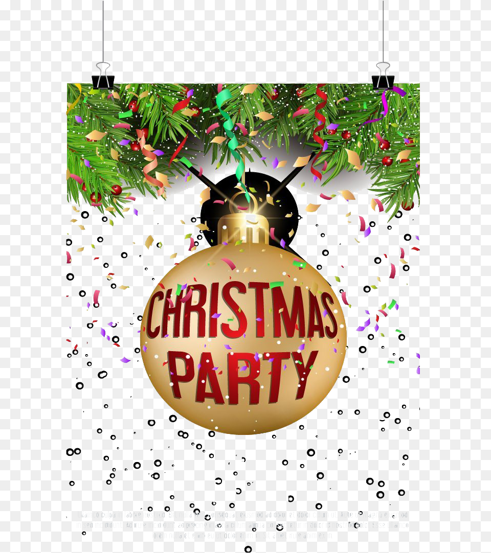 Christmas Party Pic Christmas Party Invitation Clipart, Advertisement, Poster, Tree, Plant Png Image