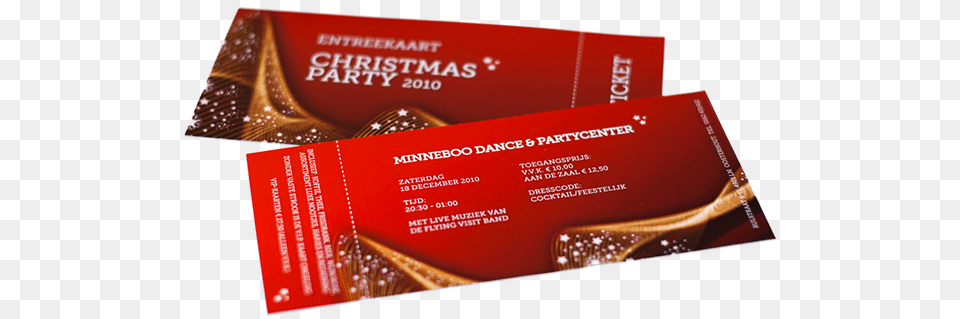 Christmas Party Ticket Template Template Event Ticket Christmas, Paper, Text, Business Card Free Png Download