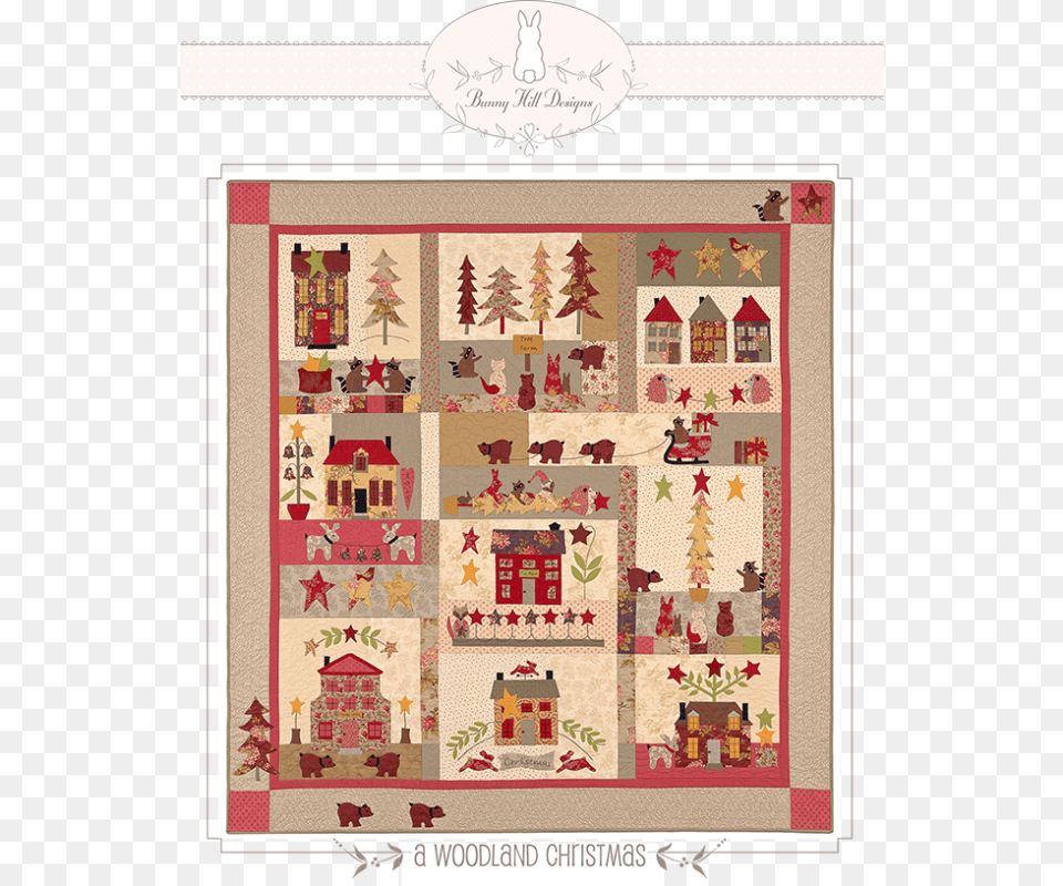 Christmas Patchwork Quilt Kit, Home Decor, Pattern Free Transparent Png