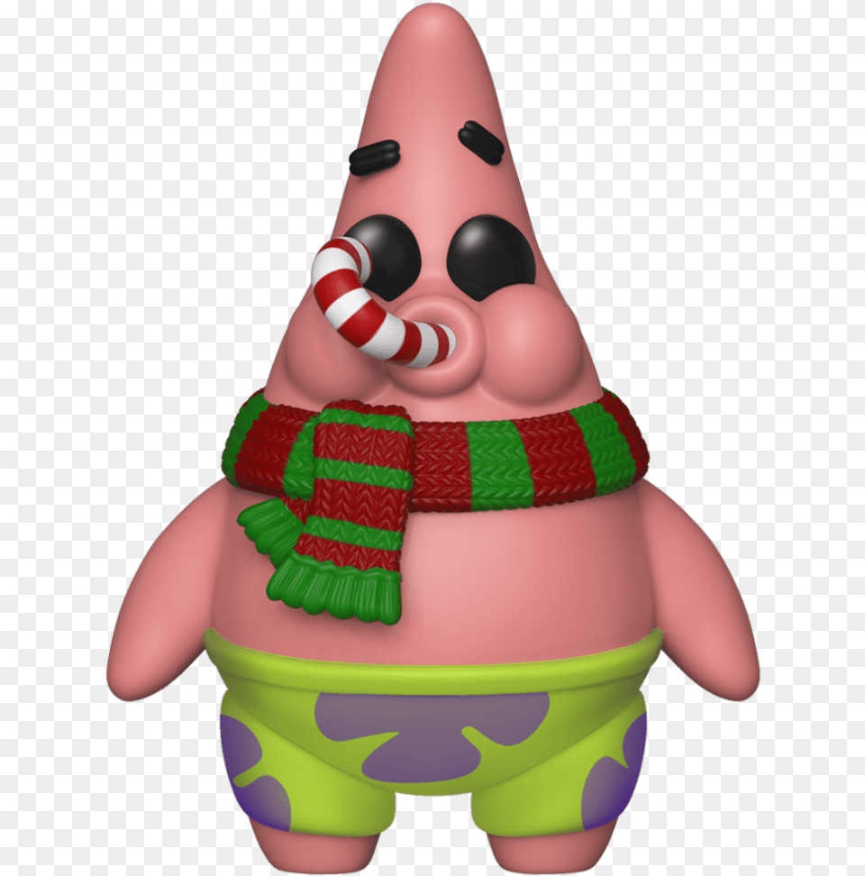 Christmas Patrick Funko Pop, Toy, Food, Sweets, Clothing Png Image