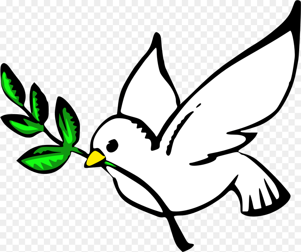 Christmas Peace Clipartbarn Dove Clipart, Stencil, Herbal, Herbs, Leaf Free Png Download