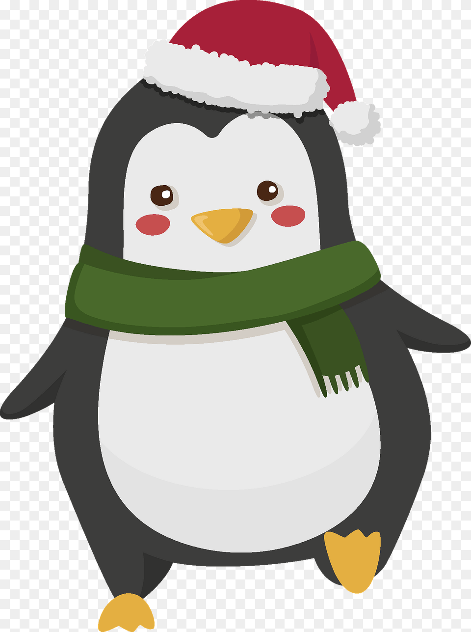 Christmas Penguin, Winter, Nature, Outdoors, Snow Free Png Download