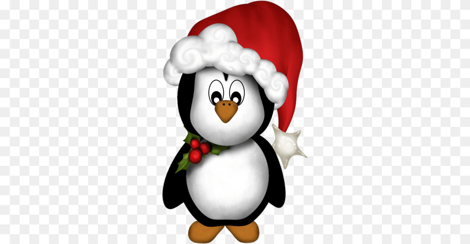 Christmas Penguin Christmas Penguins Scarf, Nature, Outdoors, Winter, Snow Png Image