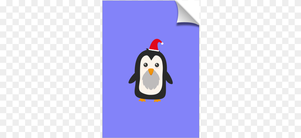 Christmas Penguin Work Of Art, Animal, Beak, Bird Free Png Download