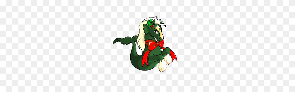 Christmas Peophin, Cartoon Png Image