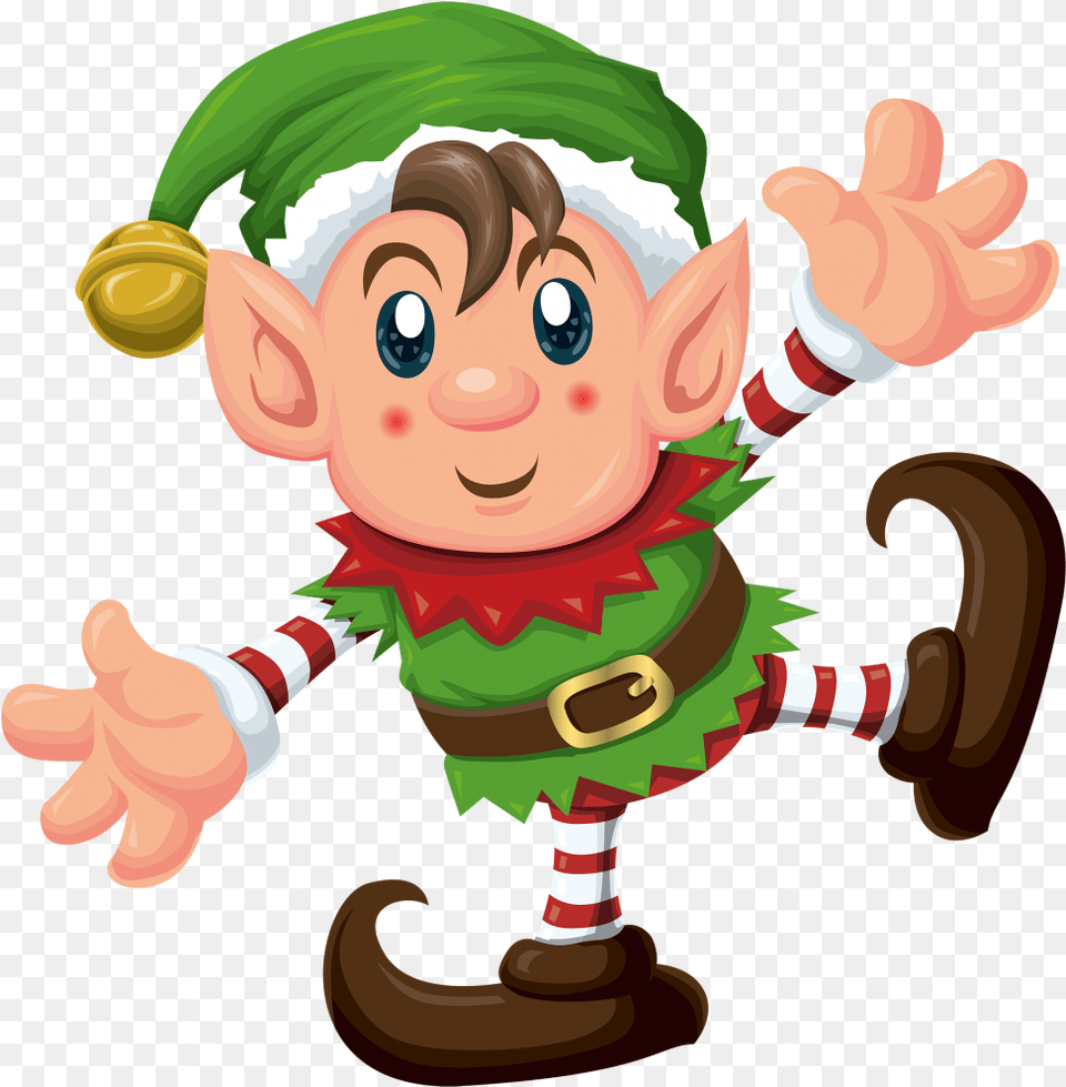 Christmas Photo Elf Clipart, Baby, Person, Face, Head Png Image