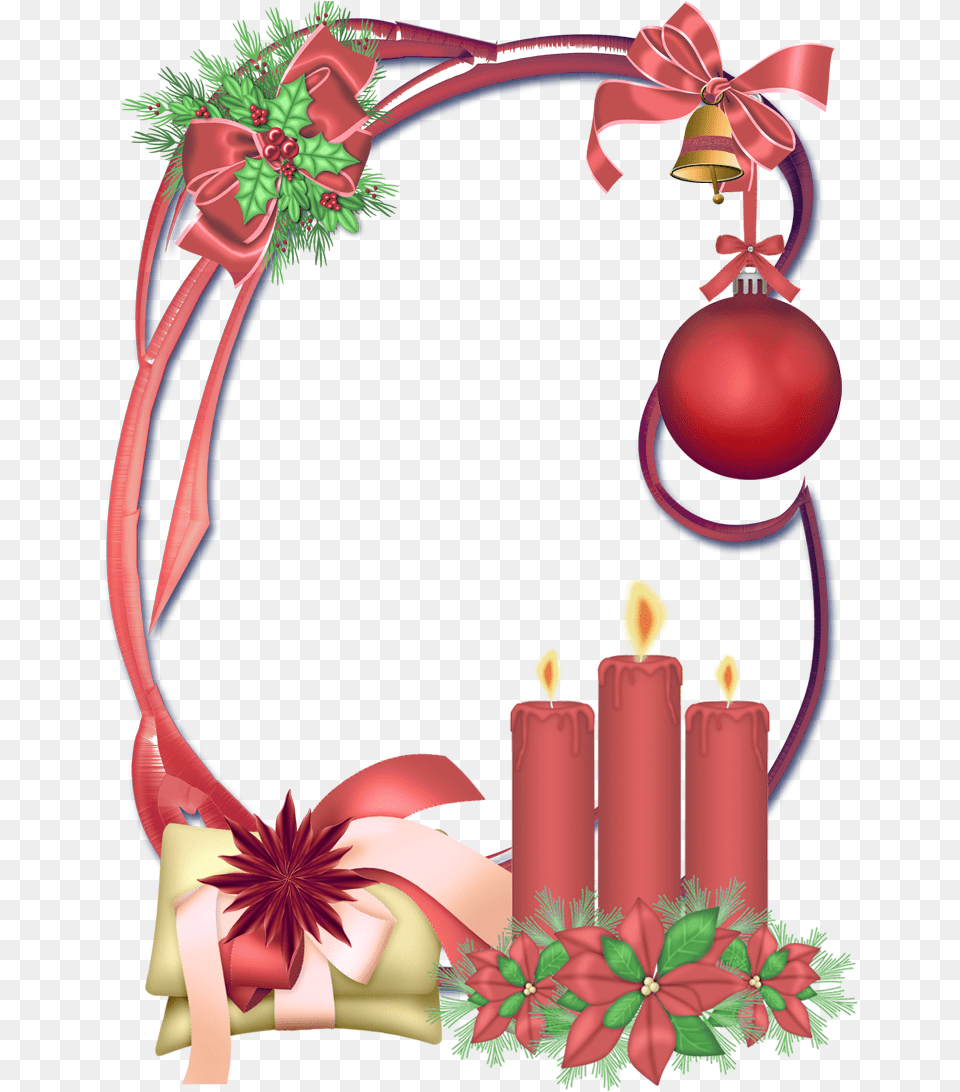 Christmas Picture Frames Borders And Frames Clip Art Merry Christmas Frame Border, Candle Png