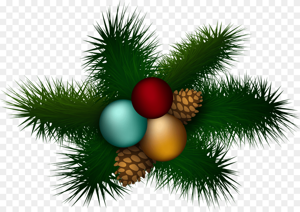 Christmas Pine Decoration Clip Art Clip Art Png Image