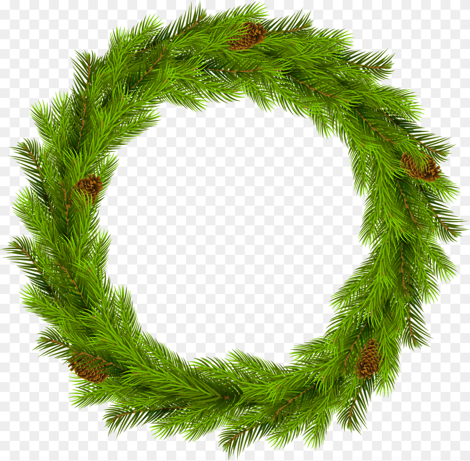 Christmas Pine Wreath Christmas Green Wreath Png
