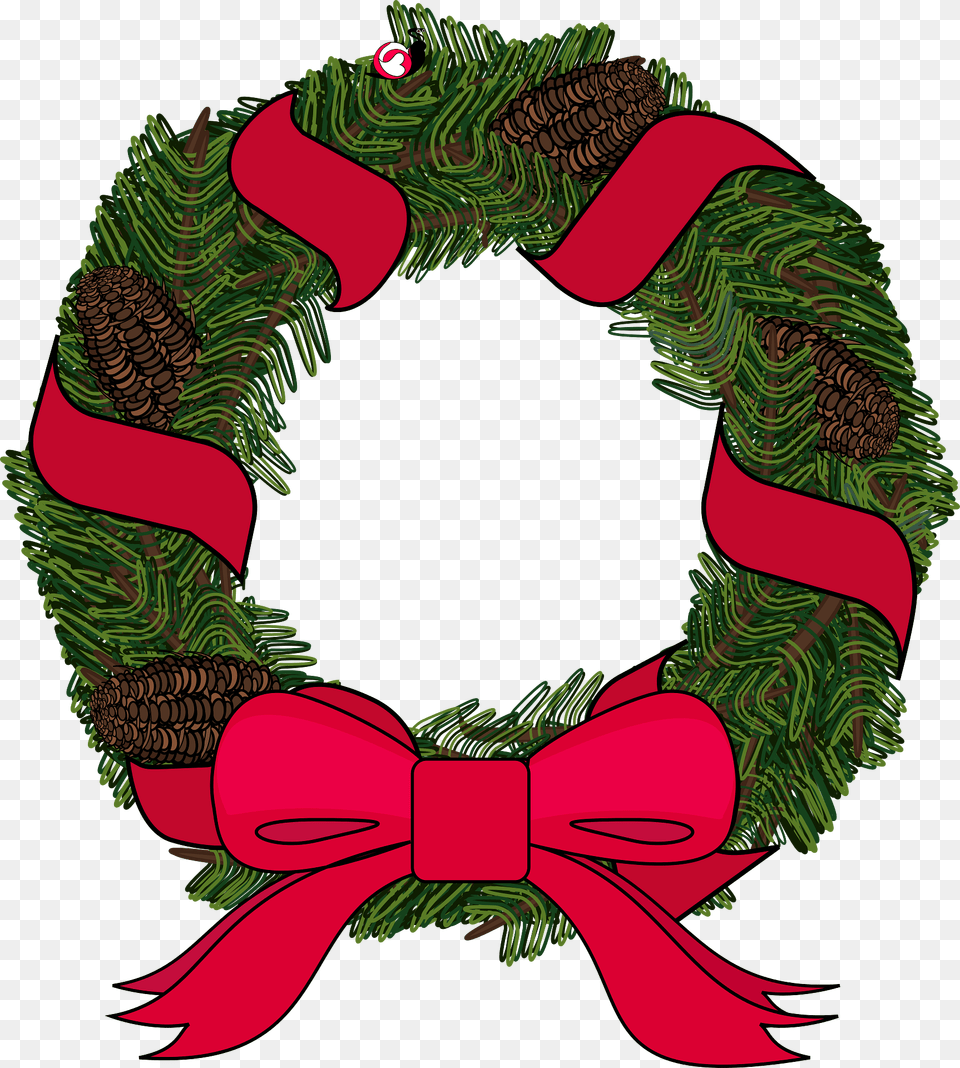 Christmas Pine Wreath Clipart, Dynamite, Weapon Free Png Download