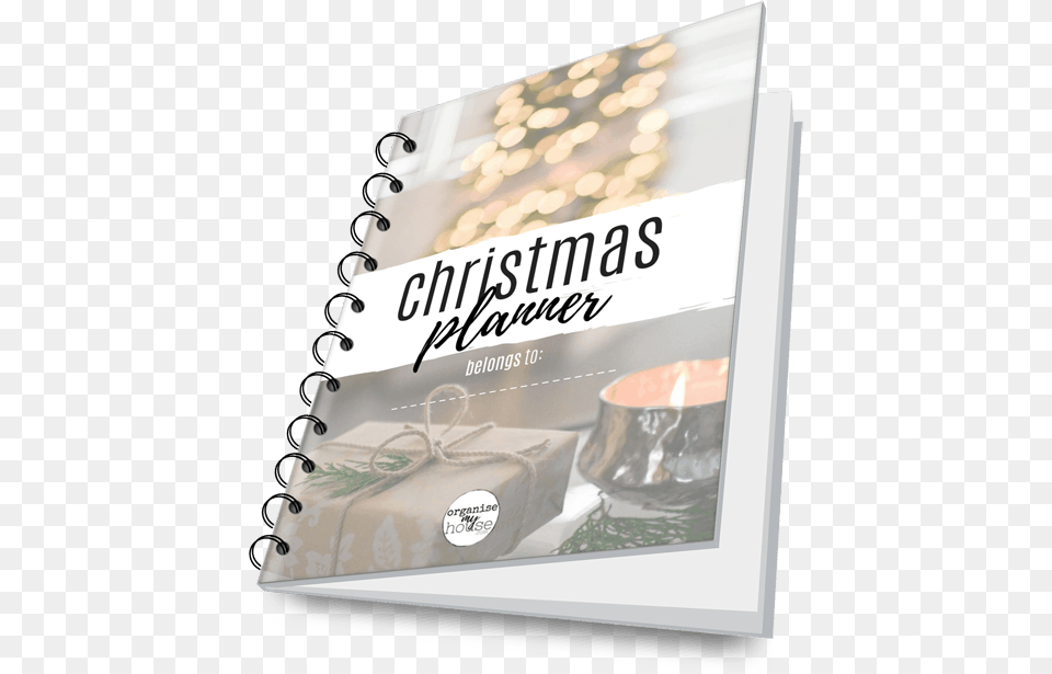 Christmas Planner Binder Picture Preschool Social Story, Book, Publication Free Png Download