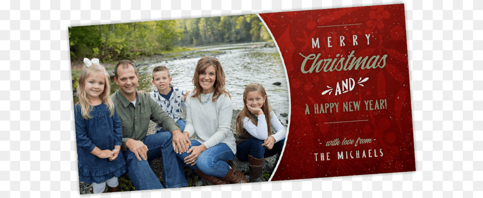 Christmas Postcards Picture Frame, Person, Portrait, Photography, Clothing Free Png