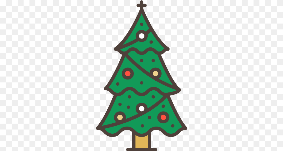 Christmas Present Tree Vector Svg Icon Repo, Plant, Christmas Decorations, Festival, Christmas Tree Free Png Download