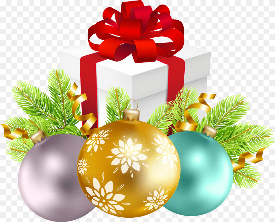 Christmas Present Xmas Gift Box Png Image