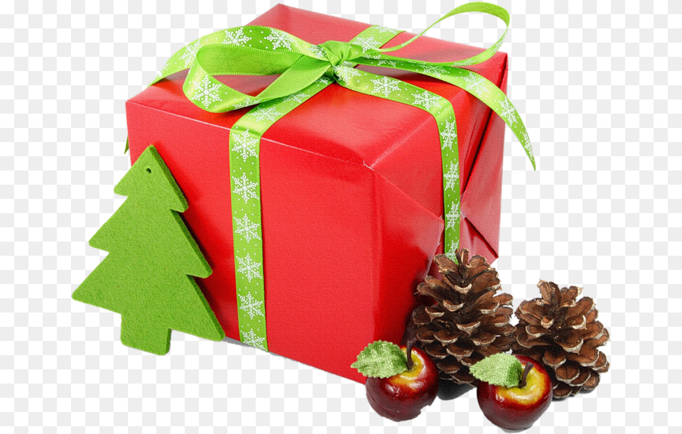 Christmas Presents Gift 3d Model Download, Apple, Food, Fruit, Plant Free Transparent Png