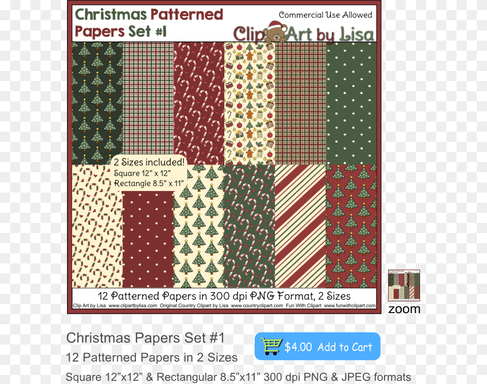 Christmas Printable Pattern Paper, Home Decor, Quilt, Accessories, Formal Wear Free Png Download