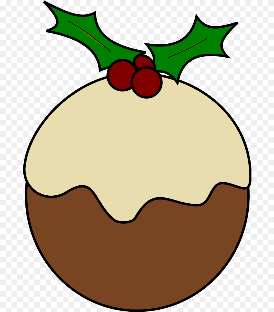 Christmas Pudding Christmas Pudding Easy To Draw, Food, Produce, Fruit, Plant Free Transparent Png