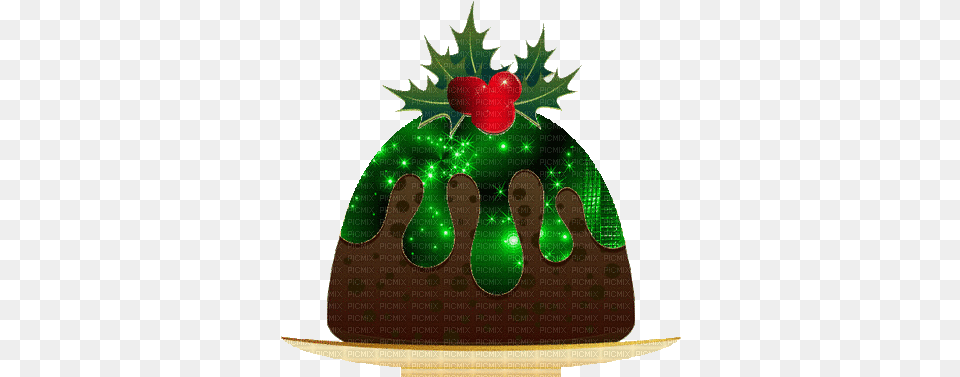 Christmas Pudding Clipart Glitter Clipart Illustration Christmas Pudding, Food, Sweets Free Png Download